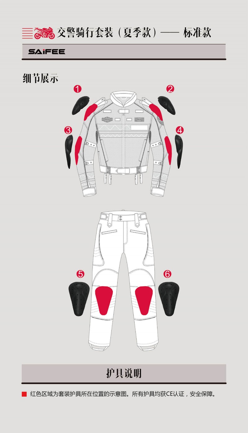 1交警夏季騎行套裝（標準款）-(4)